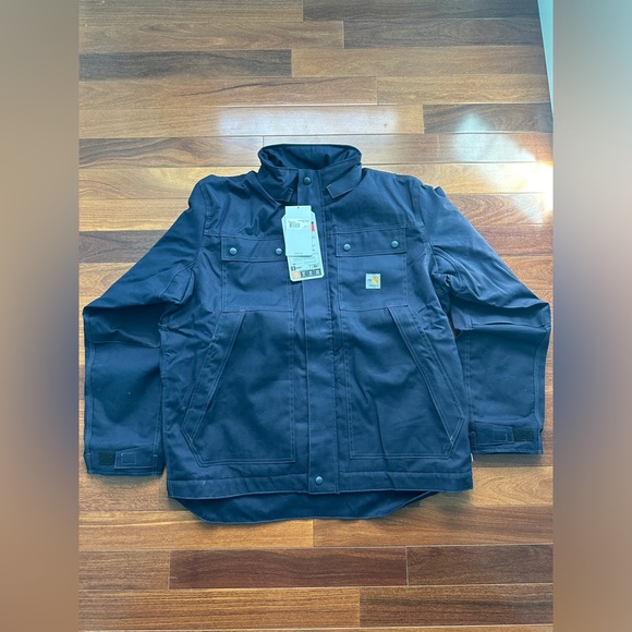 New Mens Carhartt 102182 Full Swing Fire Resistant Work Coat Jacket XL Tall - Picture 1 of 8